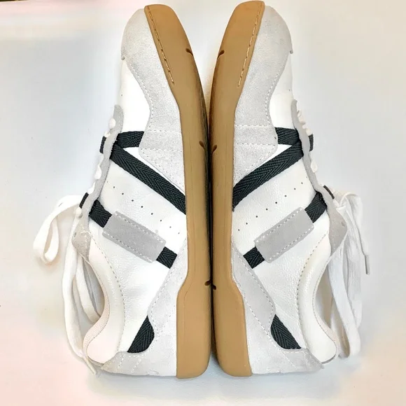 Women's Xero® Kelso Court Athletic Shoes In White/Green Size 7 - Picture 6 of 10